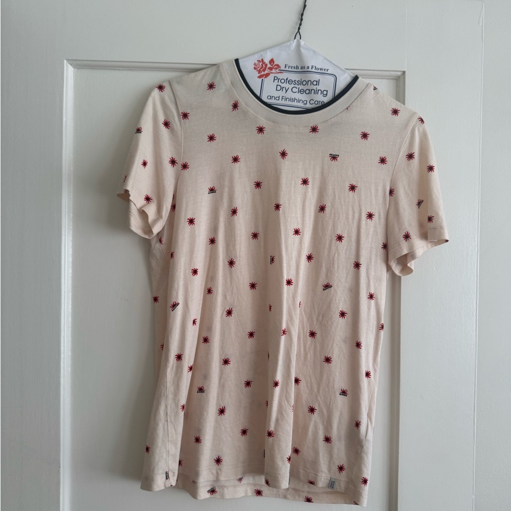 Scotch & Soda Orange Fitted Polo T-Shirt